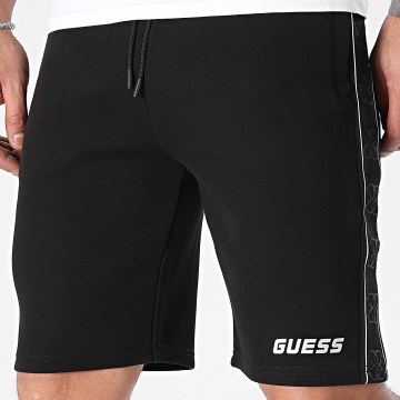 Guess - Pantalón corto con banda Z4RD04-KB3P2 Negro