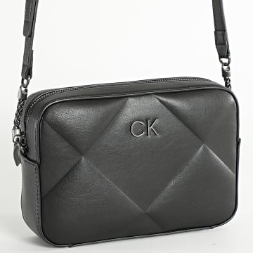Calvin Klein - Bolso de mujer Re-Lock Quilt Camera Bag 0767 Negro