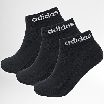 Adidas Performance - 3 Pares De Calcetines Tobilleros De Lino IC1303 Negro