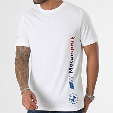 Puma - Tee Shirt Col Rond BMW M Motorsport 624155 Blanc