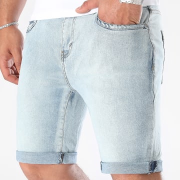 LBO - Azul lavado 0446 Pantalones cortos vaqueros