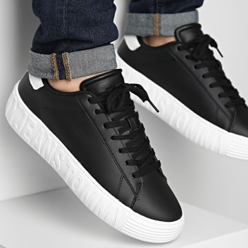 Tommy Jeans - Baskets Leather Outsole 1159 Black