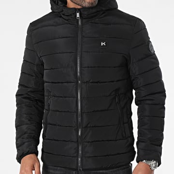 Kymaxx - Zwart Warm donsjack met capuchon