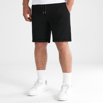 LBO - Short Avec Revers Texturé Waffle 0769 Noir