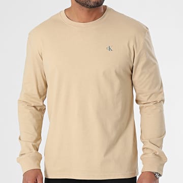 Calvin Klein - Tee Shirt Manches Longues 4654 Beige