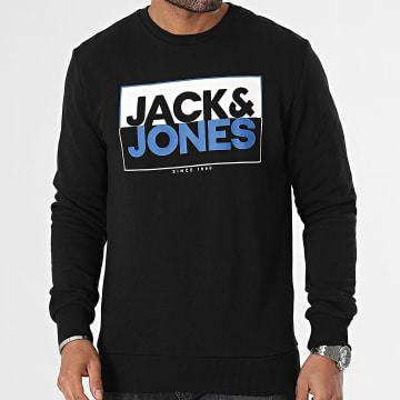 Jack And Jones - Sudadera de cuello redondo Box Negro