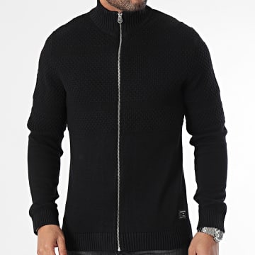 Jack And Jones - Chris Cardigan nero con zip