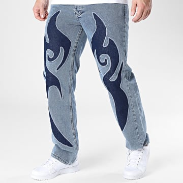 2Y Premium - Jeans regolari in denim blu