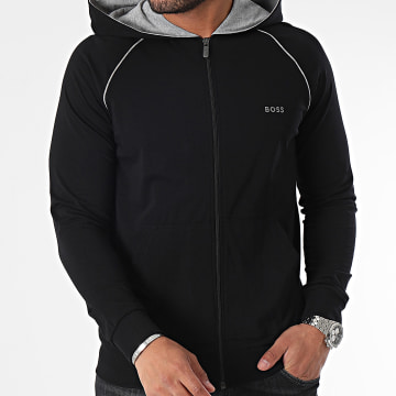 BOSS - Sweat Capuche Zippé MixAndMatch 50515392 Noir