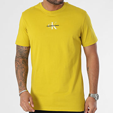 Calvin Klein - Maglietta girocollo 3483 Giallo senape