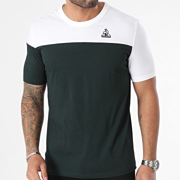 Le Coq Sportif - Camiseta Cuello Redondo Murciélago 2410644 Verde Oscuro