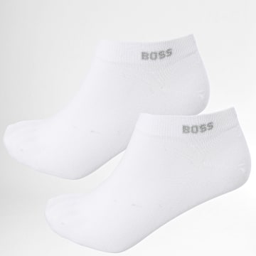 BOSS - Lot De 2 Paires De Chaussettes AS Uni 50469849 Blanc