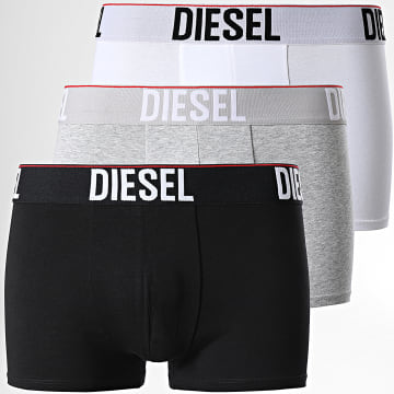  Diesel - Lot De 3 Boxers Damien 00ST3V Blanc Noir Gris Chiné