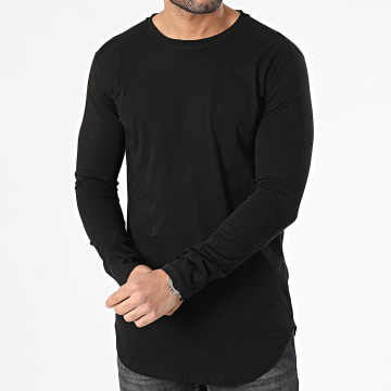 Frilivin - Camiseta negra de manga larga