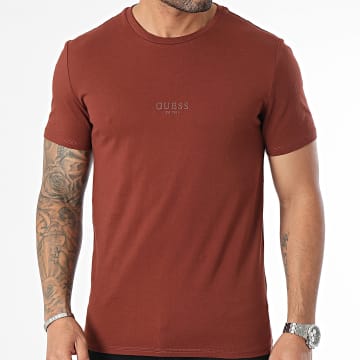 Guess - Camiseta cuello redondo M2YI72-I3Z14 Marrón