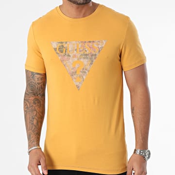 Guess - M4RI29-J1314 Camiseta cuello redondo Amarillo