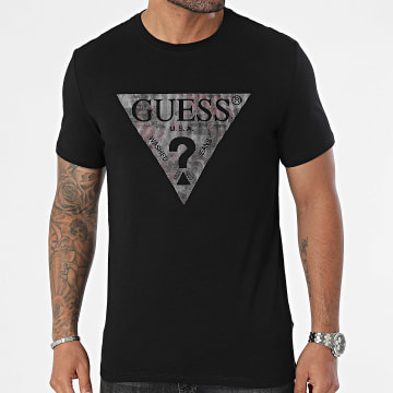 Guess - Tee Shirt Col Rond M4RI29-J1314 Noir