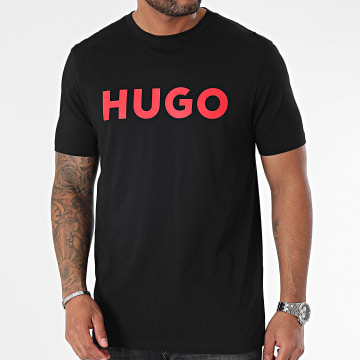 HUGO - Tee Shirt Dulivio 50467556 Noir Rouge