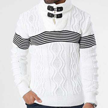 Armita - Amplified Collar Sweater Blanco