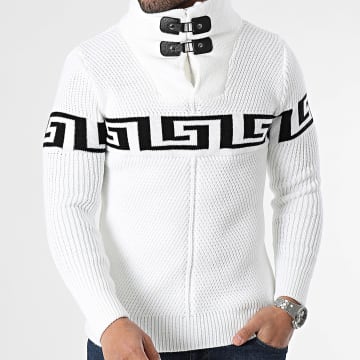 Armita - Amplified Collar Sweater Blanco