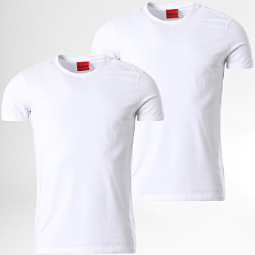 HUGO - Lot De 2 Tee Shirts HUGO Round 50325440 Blanc