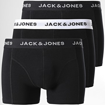 Jack And Jones - Lot De 3 Boxers Solid Noir