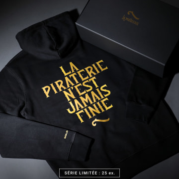  La Piraterie - Sweat Capuche Gold Edition 25 ex. LPNJF Noir Or