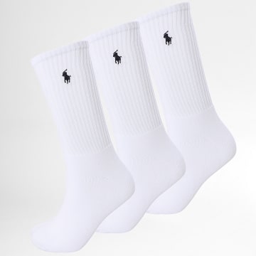 Polo Ralph Lauren - Lote de 3 pares de calcetines blancos Original Player