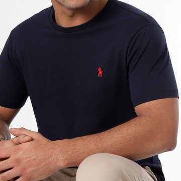 Polo Ralph Lauren - Tee Shirt Slim Bleu Marine