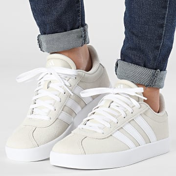 Adidas Sportswear - Baskets Femme VL Court ID6312 Aluminium Cloud White