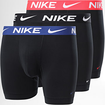 Nike - Set di 3 boxer Dri-Fit Essential Micro KE1157 nero blu reale rosso