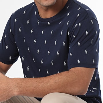 Polo Ralph Lauren - Tee Shirt All Over Speler Navy