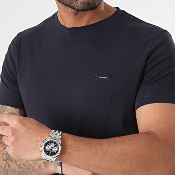 Calvin Klein - Tee Shirt Col Rond 2724 Bleu Marine