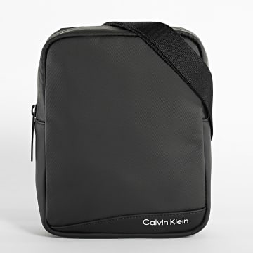 Calvin Klein - Sacoche Rubberized Conv Reporter 1252 Noir