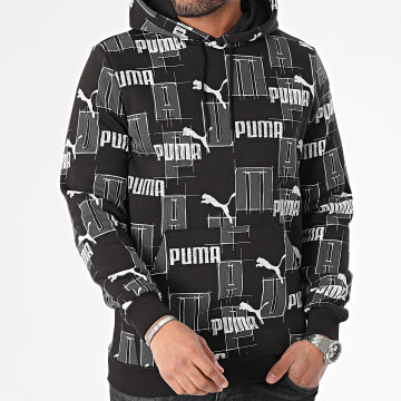 Puma - Sudadera con capucha Essential Logo Lab 678983 Negro