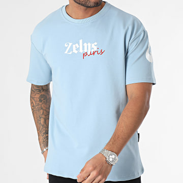 Zelys Paris - Camiseta cuello redondo Azul claro