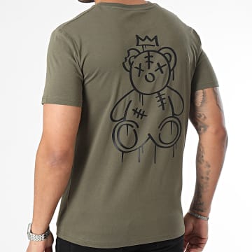 Sale Môme Paris - Camiseta Teddy King Verde Caqui Negro