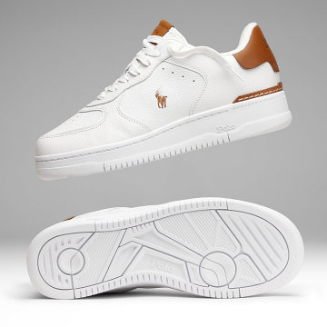 Polo Ralph Lauren - Masters Sneakers White Tan