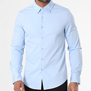 Zelys Paris - Camisa azul claro de manga larga