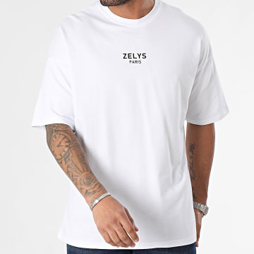 Zelys Paris - Tee Shirt Col Rond Blanc