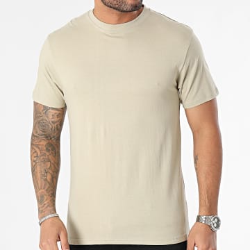 Black Industry - Camiseta cuello redondo Verde caqui claro