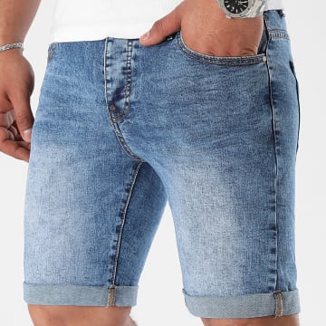 LBO - Pantalones cortos vaqueros 0269 Denim azul