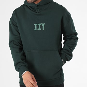 2Y Premium - Sudadera con capucha verde oscuro