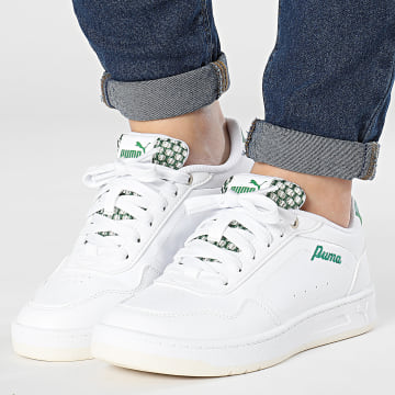 Puma - Court Classy Blossom Sneakers da donna 395092 Puma White Archive Green