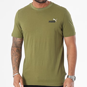 Puma - Tee Shirt Essential Small Logo 674470 Vert Kaki
