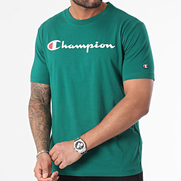 Champion - Tee Shirt Col Rond 219831 Vert