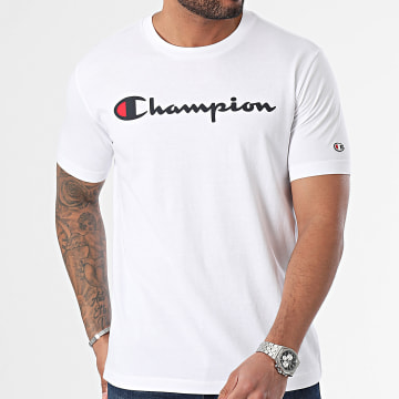 Champion - Tee Shirt Col Rond 219831 Blanc