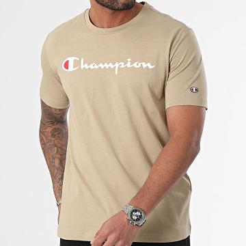 Champion - Tee Shirt Col Rond 219831 Beige