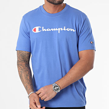Champion - T-shirt girocollo 219831 Blu