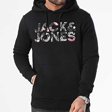 Jack And Jones - Sudadera con capucha Jeff Corp Logo Negro